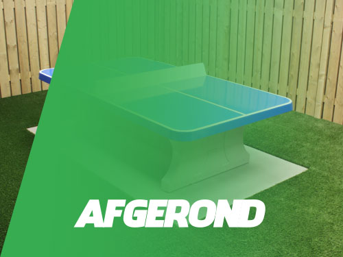 tafeltennistafel afgerond